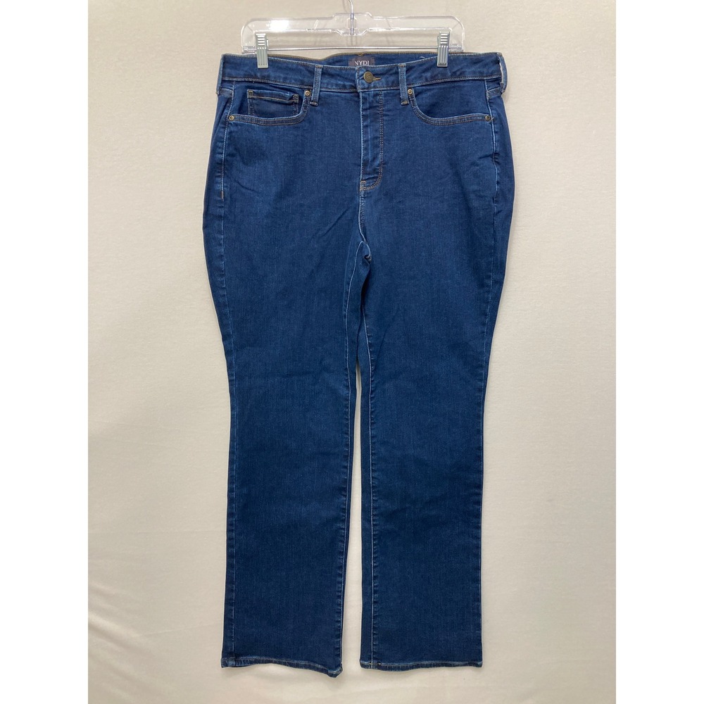 NYDJ Barbara Bootcut Jeans 16W Dark Wash High Rise Stretch Comfy